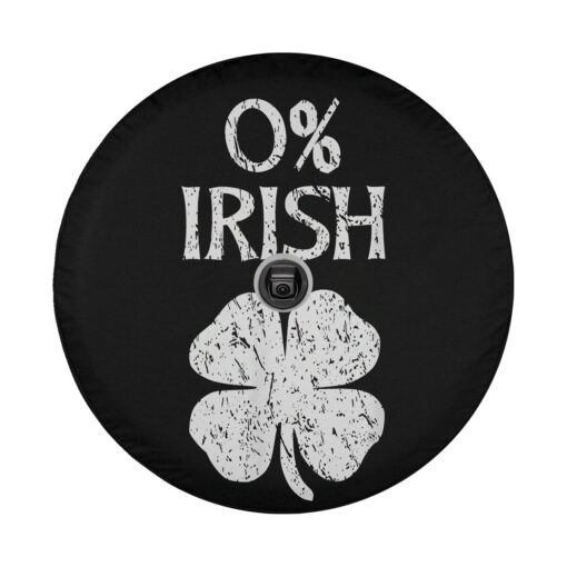 0 Irish St. Patricks Spare Tire Cover Leather Universal Fit for Jeep Trailer Rv Suv Truck 2